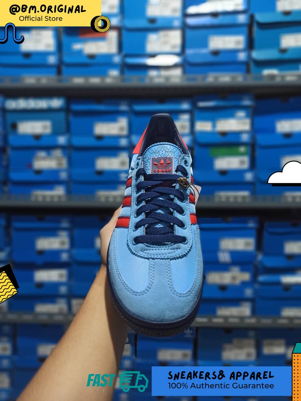 Adidas CP Manchester SPZL Light Blue Bright Red Dark Blue IH3312