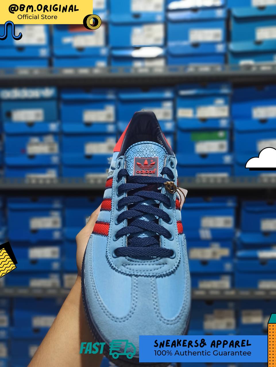 Adidas CP Manchester SPZL Light Blue Bright Red Dark Blue IH3312