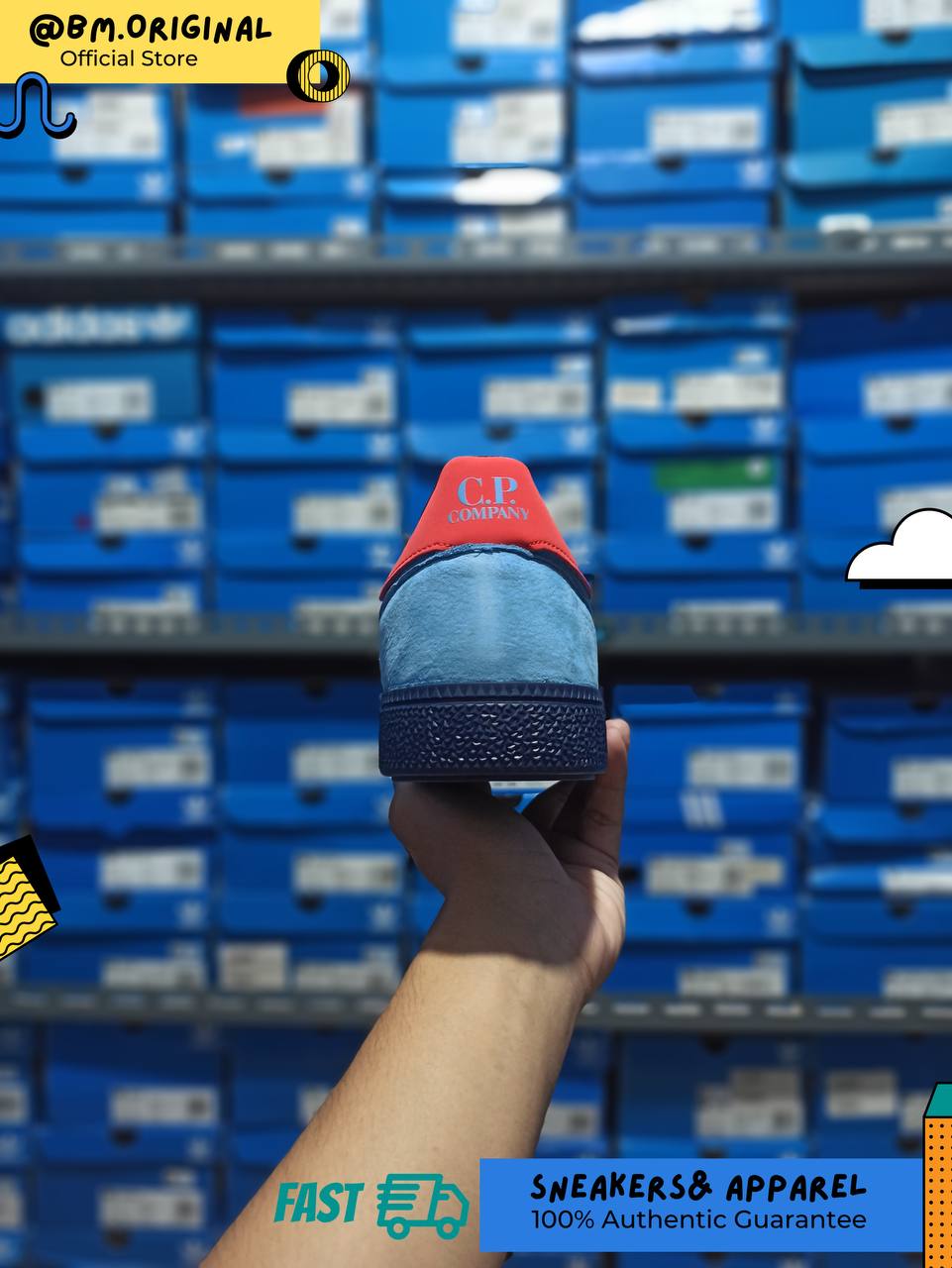 Adidas CP Manchester SPZL Light Blue Bright Red Dark Blue IH3312