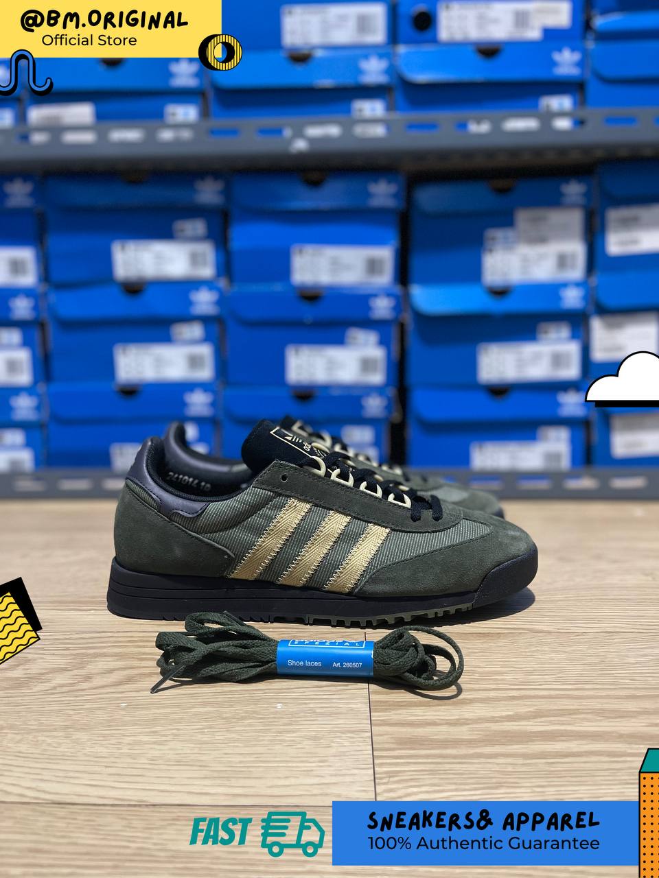 Adidas CP SL83 SPZL Dust Green Sand Night Cargo IH3306