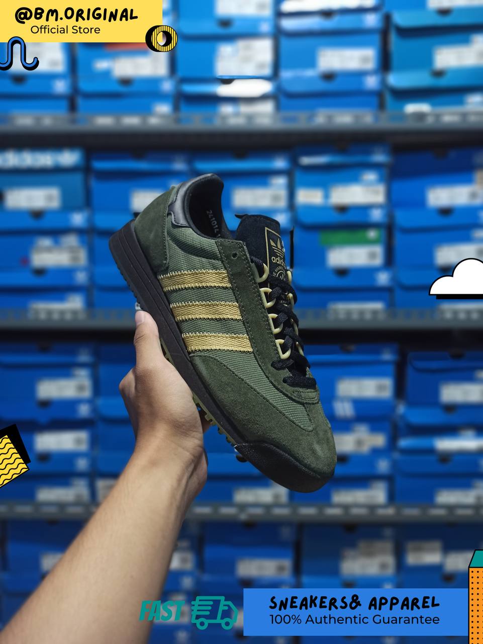 Adidas CP SL83 SPZL Dust Green Sand Night Cargo IH3306