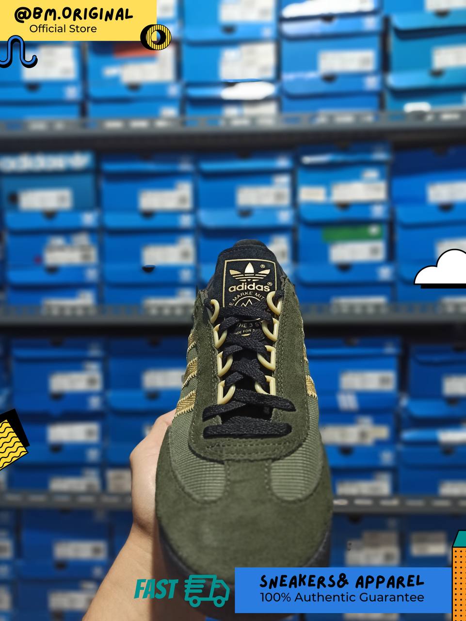 Adidas CP SL83 SPZL Dust Green Sand Night Cargo IH3306