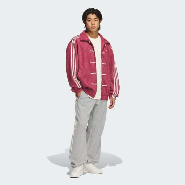 Adidas Cheongsam Chinese New Year Track Top Collegiate Burgundy KR0294