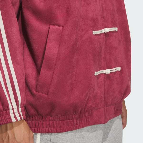 Adidas Cheongsam Chinese New Year Track Top Collegiate Burgundy KR0294
