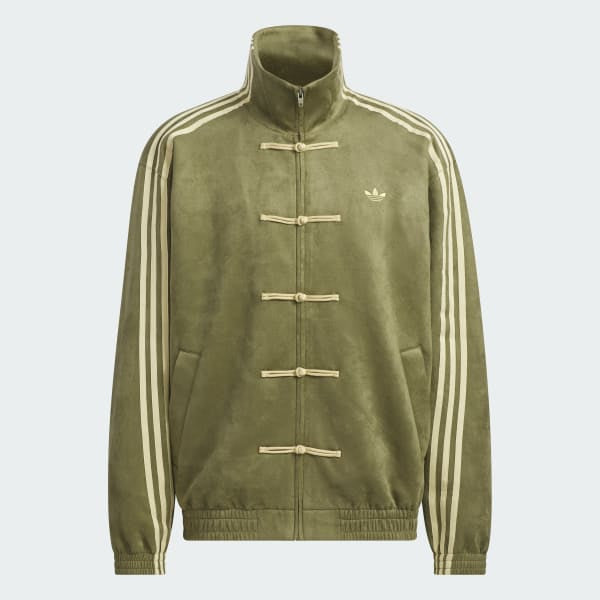 Adidas Cheongsam Chinese New Year Track Top Focus Olive KT3847