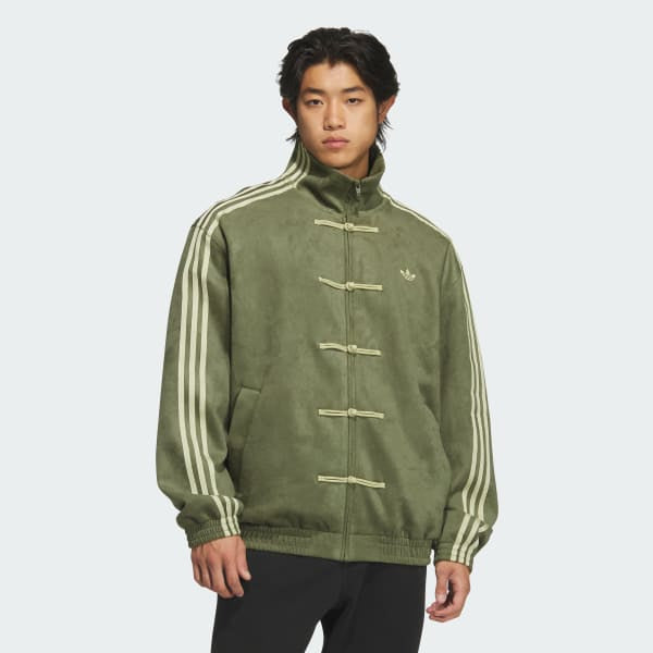 Adidas Cheongsam Chinese New Year Track Top Focus Olive KT3847