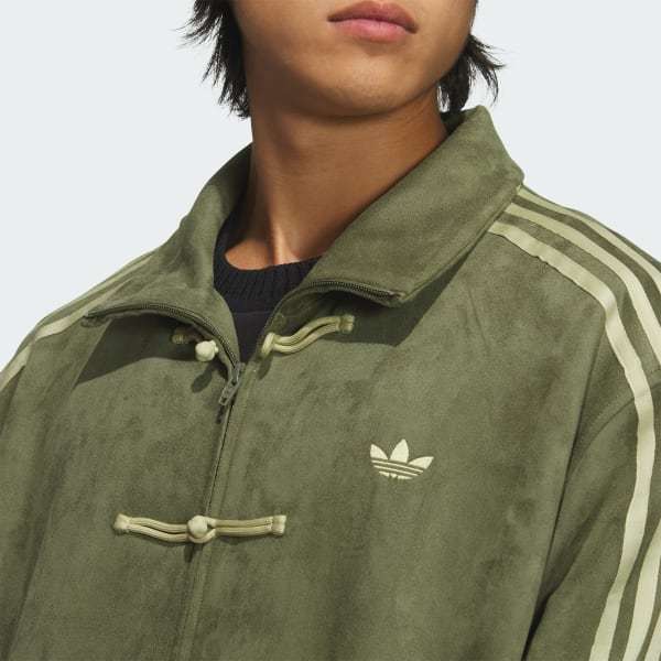 Adidas Cheongsam Chinese New Year Track Top Focus Olive KT3847