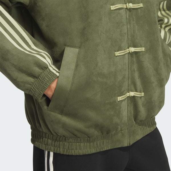 Adidas Cheongsam Chinese New Year Track Top Focus Olive KT3847