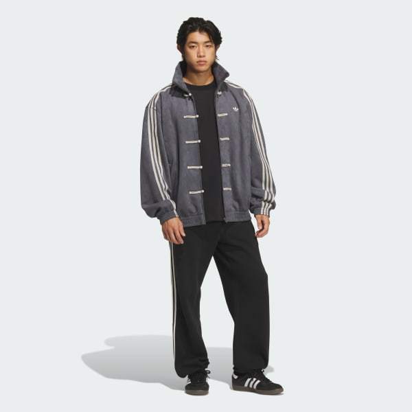 Adidas Cheongsam Chinese New Year Track Top Grey Six KR0295