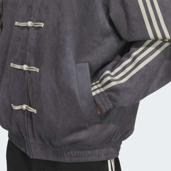 Adidas Cheongsam Chinese New Year Track Top Grey Six KR0295