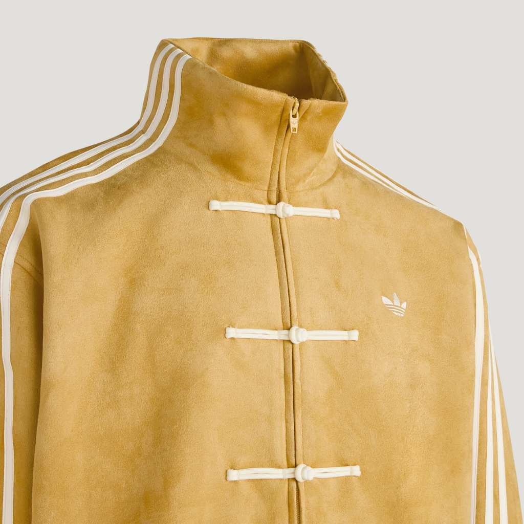 Adidas Cheongsam Chinese New Year Track Top Yellow White KT3851