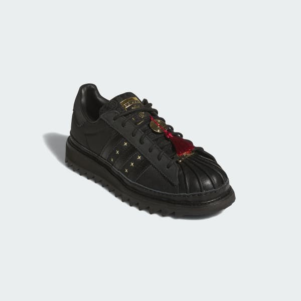 Adidas Clot Superstar Edison Chen Core Black Carbon Gold Metallic JR5114