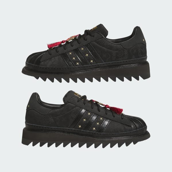 Adidas Clot Superstar Edison Chen Core Black Carbon Gold Metallic JR5114