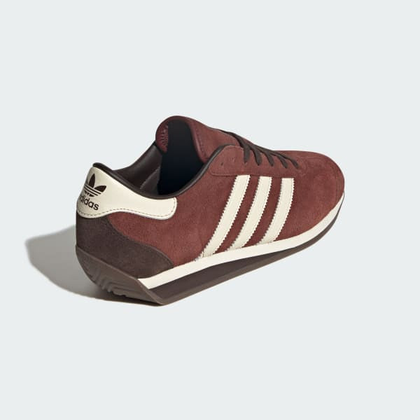 Adidas Country II Fox Brown Cream White Dark Brown JR8799