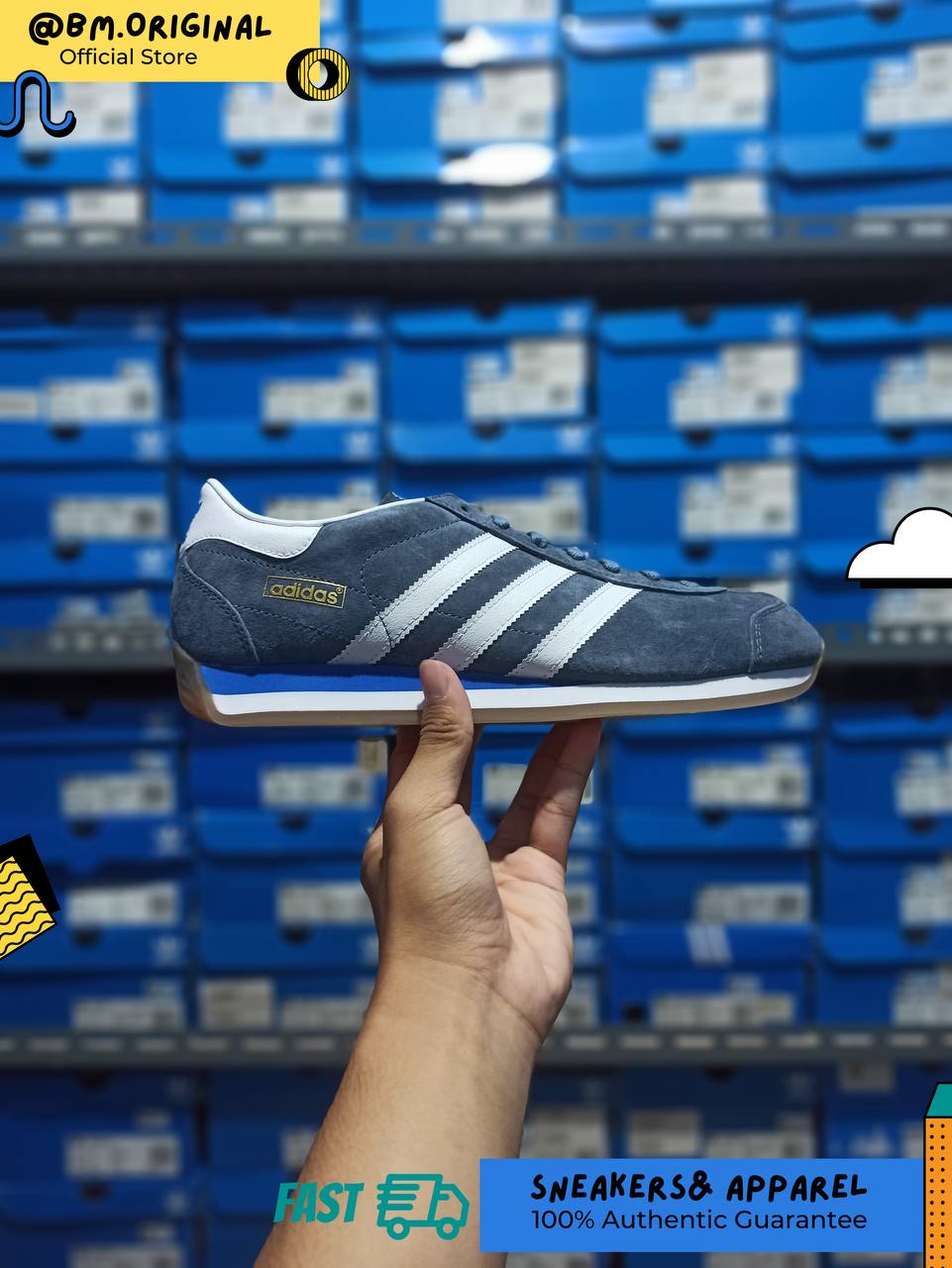 Adidas Country JAPAN Preloved Ink Cloud White Blue IG4520