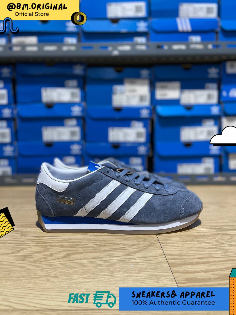 Adidas Country JAPAN Preloved Ink Cloud White Blue IG4520