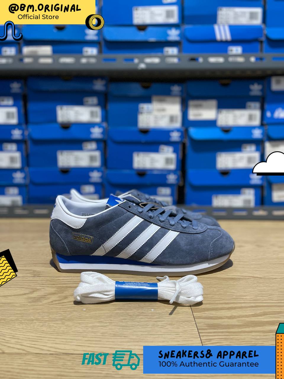 Adidas Country JAPAN Preloved Ink Cloud White Blue IG4520