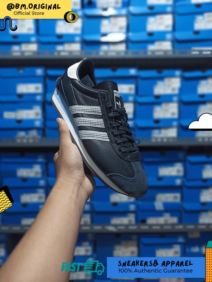 Adidas Country OG Core Black Off White Wonder Blue JI2875