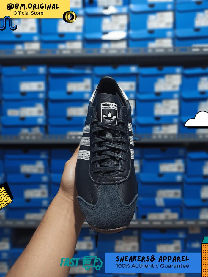 Adidas Country OG Core Black Off White Wonder Blue JI2875