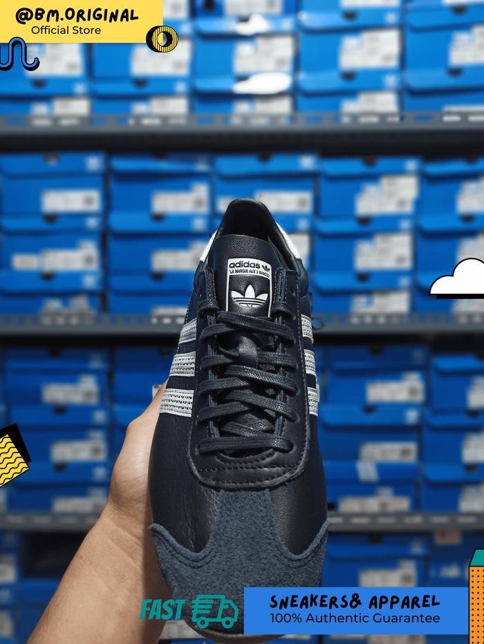 Adidas Country OG Core Black Off White Wonder Blue JI2875