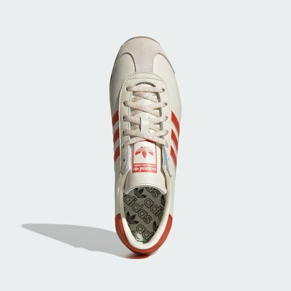 Adidas Country OG Cream White Preloved Red Dark Brown JI0517