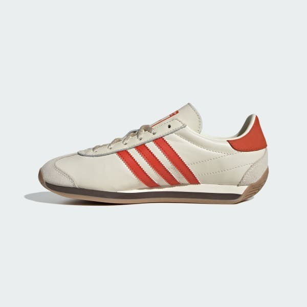 Adidas Country OG Cream White Preloved Red Dark Brown JI0517