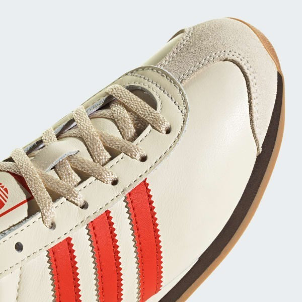Adidas Country OG Cream White Preloved Red Dark Brown JI0517