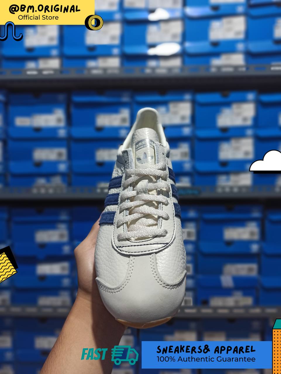 Adidas Country OG Night Indigo Off White Silver Metallic IE3940