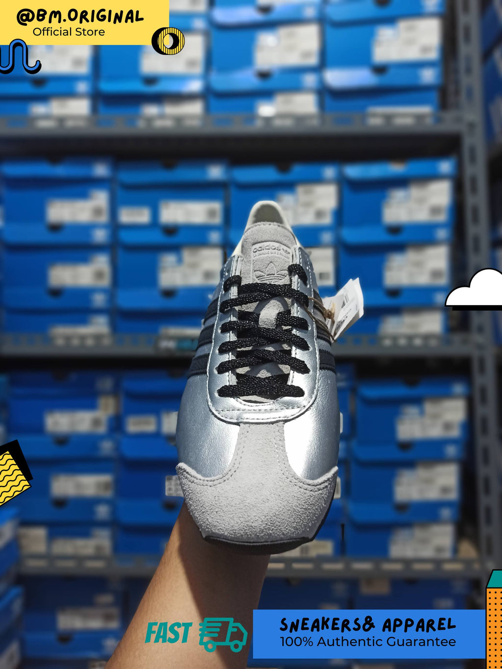 Adidas Country OG Off White Core Black Off White JH6337