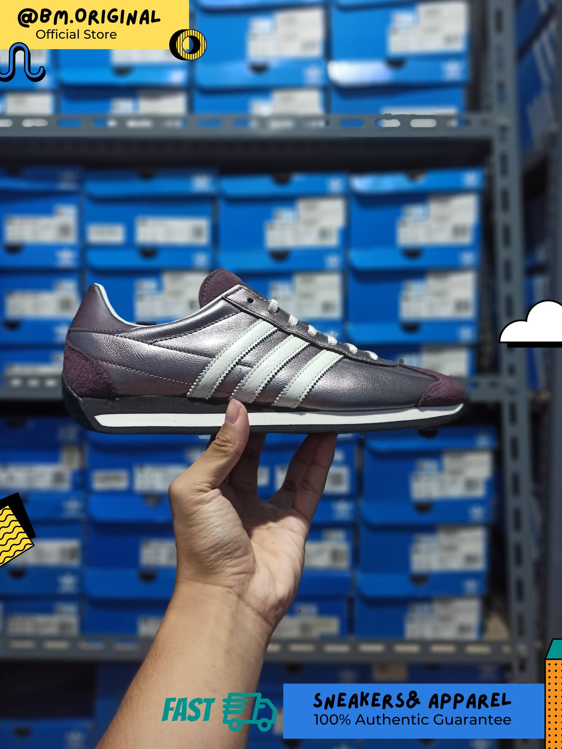Adidas Country Supplier Colour Off White Core Black JH6338