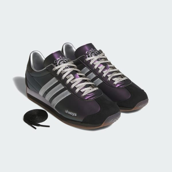 Adidas Country x Always Purple Silver Metallic Core Black JH9100