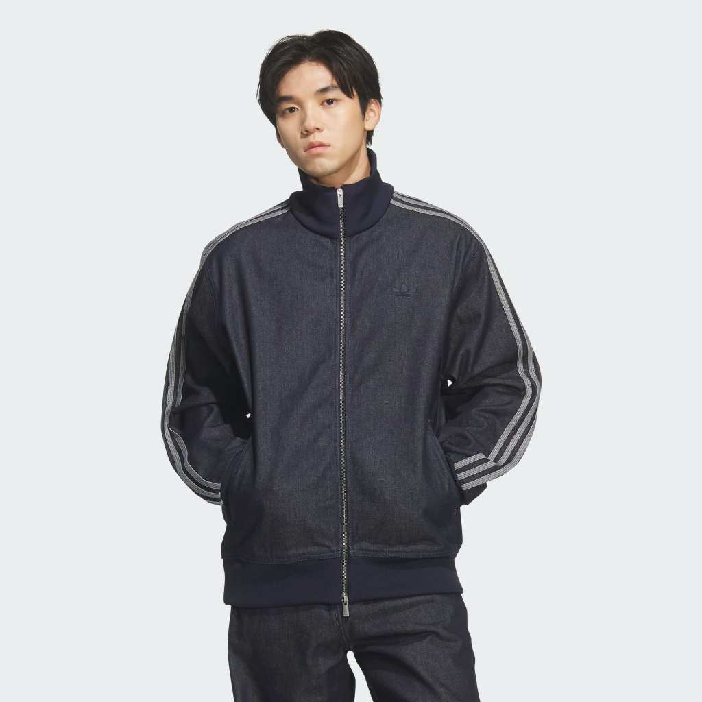 Adidas Denim Firebird Track Top Indigo Denim KS2229