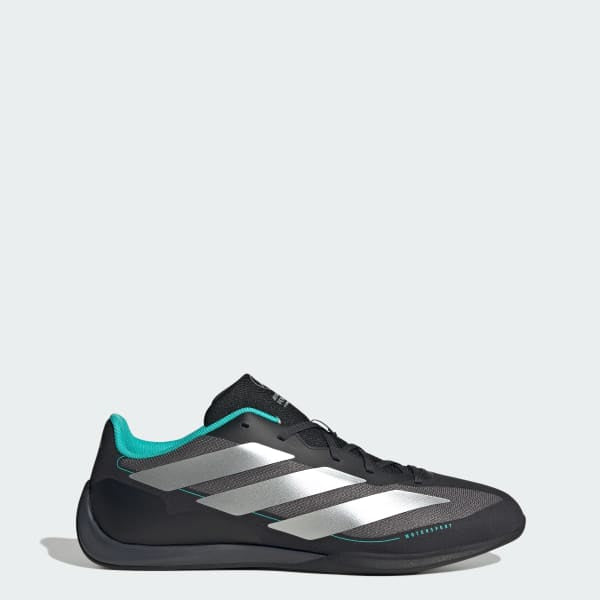 Adidas Feroza Base Tim F1 Mercedes AMG Petronas Core Black Silver Metallic Semi Mint Rush KJ6177