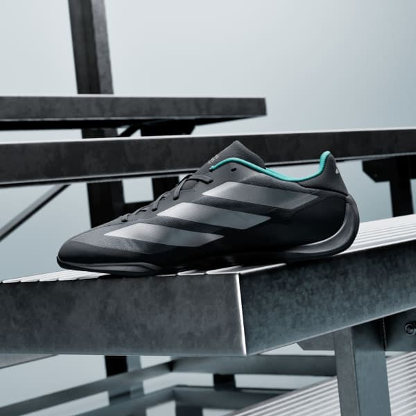 Adidas Feroza Base Tim F1 Mercedes AMG Petronas Core Black Silver Metallic Semi Mint Rush KJ6177