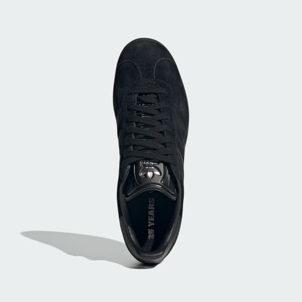 Adidas Gazelle 25th Anniversary All Black Alll Black Silver Metallic JI2161