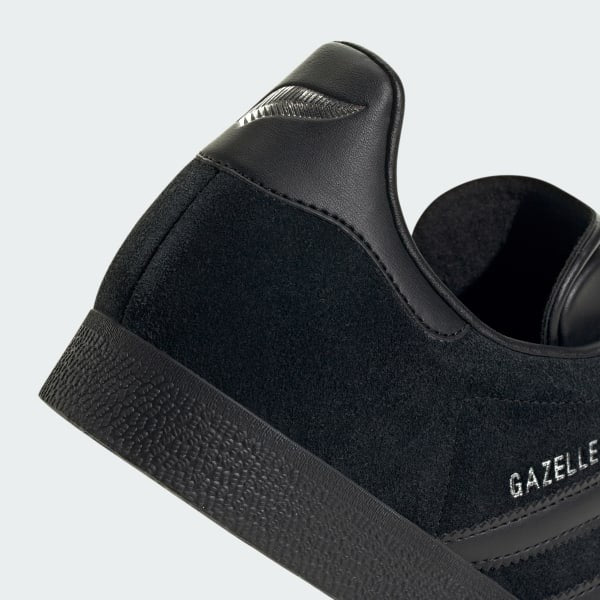 Adidas Gazelle 25th Anniversary All Black Alll Black Silver Metallic JI2161