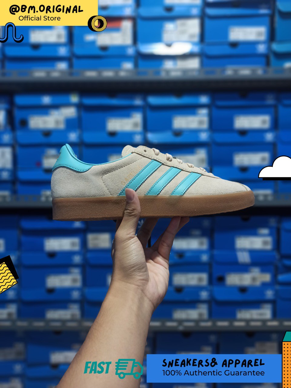 Adidas Gazelle 85 Crystal Sand Easy Mint Gum IE3434