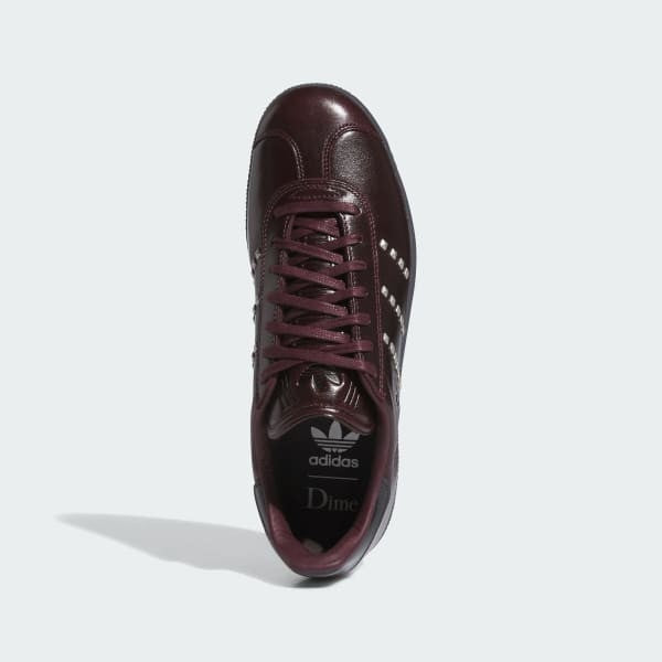 Adidas Gazelle ADV x Dime Maroon Silver Metallic Core Black IG2046
