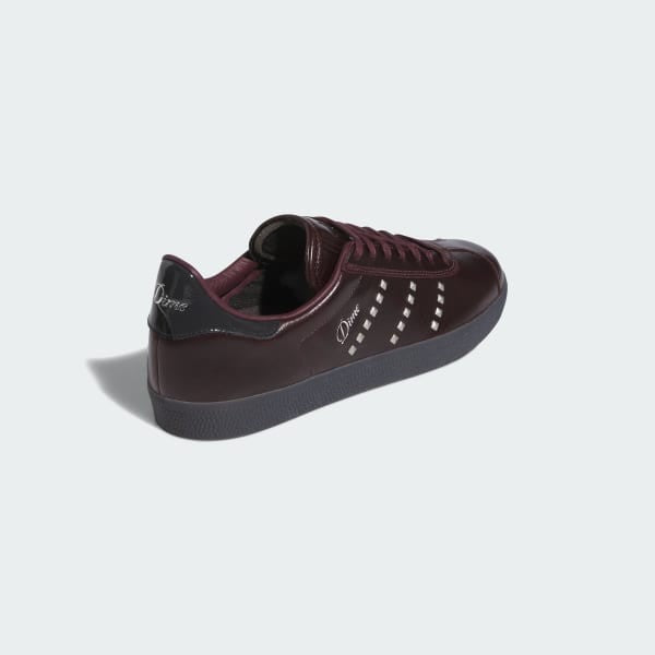 Adidas Gazelle ADV x Dime Maroon Silver Metallic Core Black IG2046