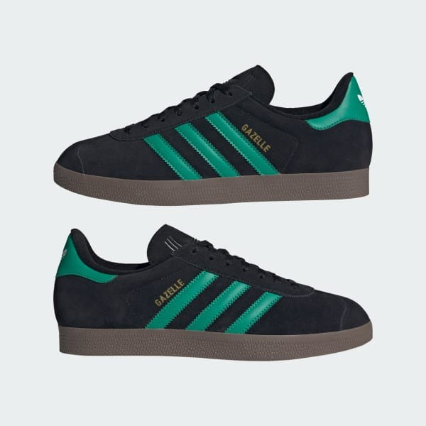 Adidas Gazelle Core Black Court Green Cloud White JH5394
