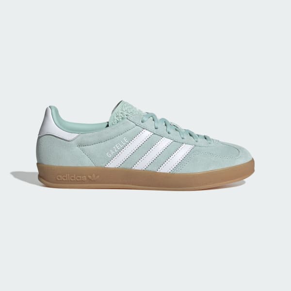 Adidas Gazelle Indoor Ash Green Cloud White Gum JS1396