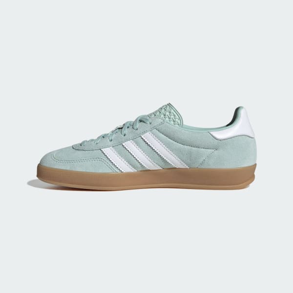 Adidas Gazelle Indoor Ash Green Cloud White Gum JS1396