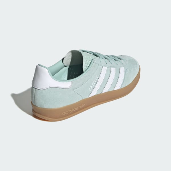 Adidas Gazelle Indoor Ash Green Cloud White Gum JS1396