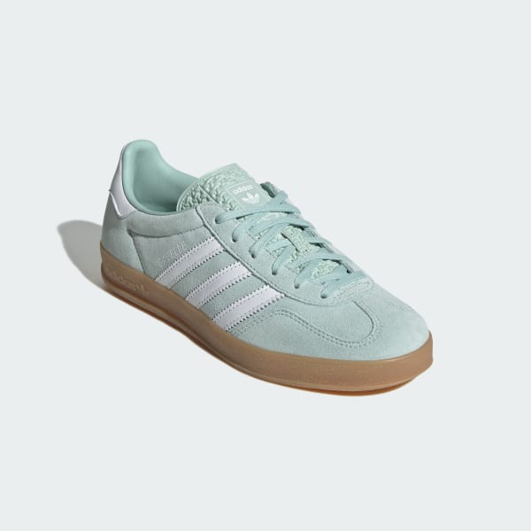 Adidas Gazelle Indoor Ash Green Cloud White Gum JS1396