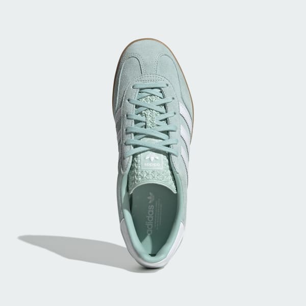 Adidas Gazelle Indoor Ash Green Cloud White Gum JS1396