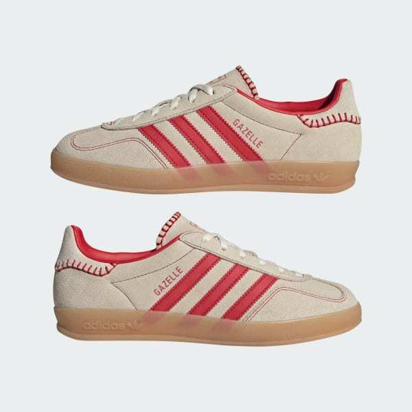 Adidas Gazelle Indoor Better Scarlet Cream White JS1402