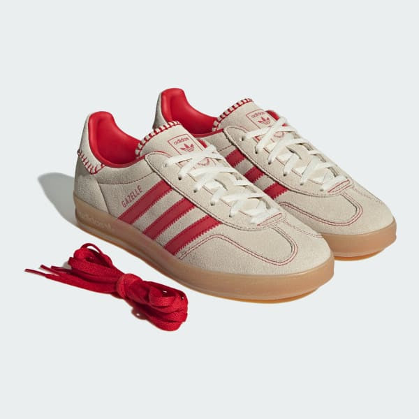 Adidas Gazelle Indoor Better Scarlet Cream White JS1402