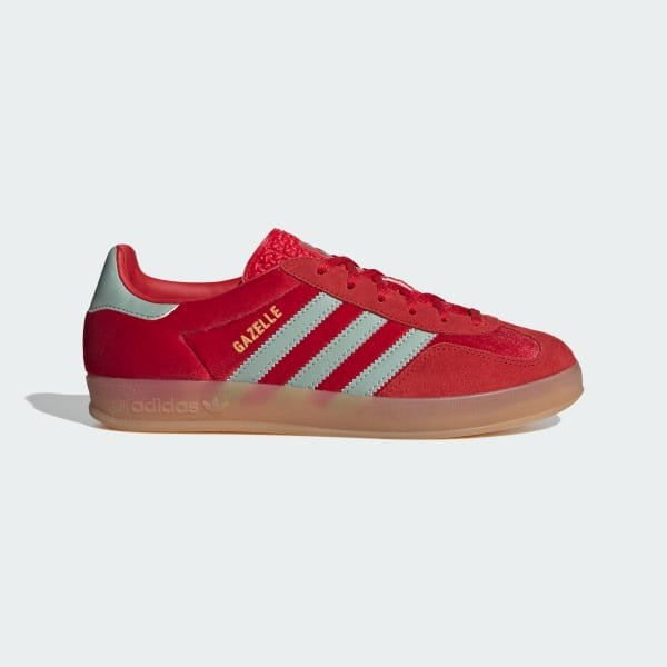 Adidas Gazelle Indoor Better Scarlet Hazy Green Gum IG6786