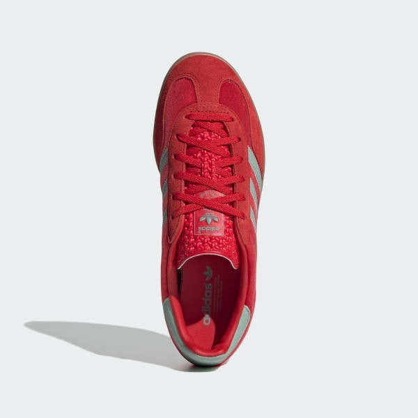 Adidas Gazelle Indoor Better Scarlet Hazy Green Gum IG6786