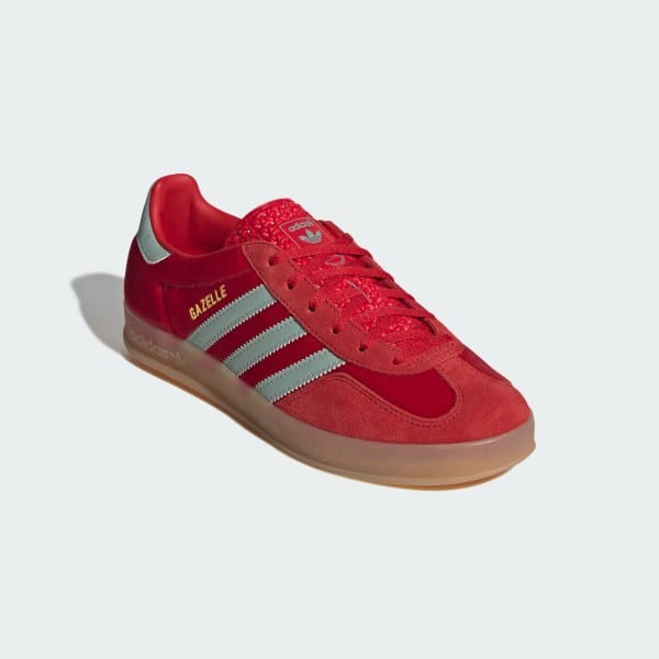 Adidas Gazelle Indoor Better Scarlet Hazy Green Gum IG6786